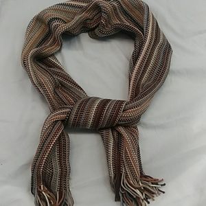 Multi-color scarf.